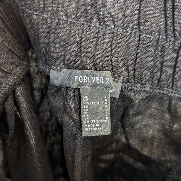 Forever 21 Smocked Linen-Blend Shorts - Picture 6 of 9